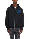 Dsquared2 Sweatshirt With Hoodie And Zip In Black