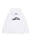 Dsquared2 Icon-print Cotton Hoodie In White