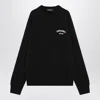 Dsquared2 Black Crewneck Sweatshirt With Logo Lettering On The Front
