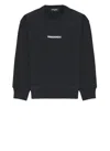 Dsquared2 Round-neck Sweater In Black