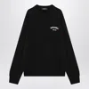 Dsquared2 Black Crewneck Sweatshirt With Logo Lettering On The Front In Black