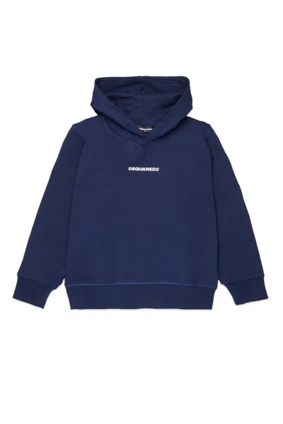 Dsquared2 Sweatshirt With Logo In Blue