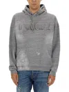 Dsquared2 Dsquared Men Sweatshirt With Logo In Grey