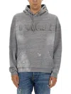 Dsquared2 Dsquared Men Sweatshirt With Logo In Grey