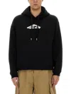 Dsquared2 Relax Fit Hoodie In Black