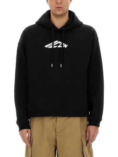 DSQUARED2 SWEATSHIRT WITH LOGO PRINT
