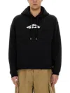 Dsquared2 Dsquared Men Sweatshirt With Logo Print In Black