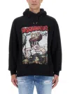 Dsquared2 Dsquared Men Sweatshirt With Logo Print In Black