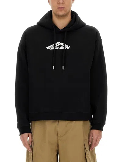 DSQUARED2 DSQUARED2 SWEATSHIRT WITH LOGO PRINT