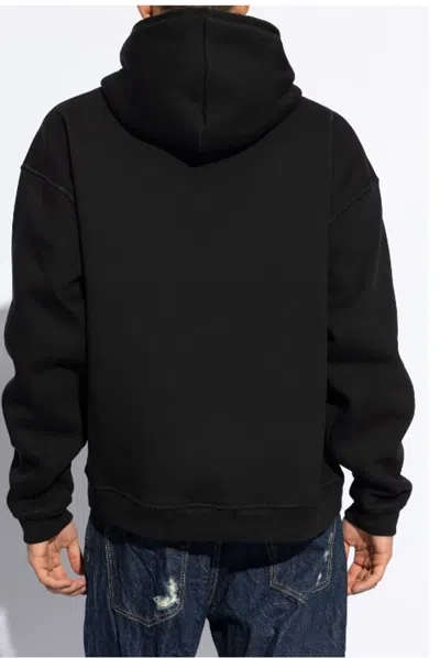 Dsquared2 Sweatshirt With Logo Print In Black