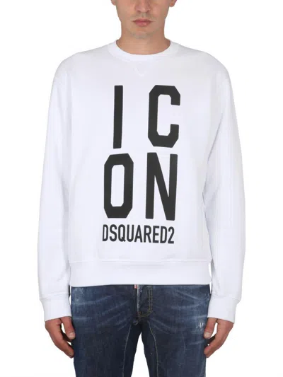 DSQUARED2 DSQUARED2 SWEATSHIRT WITH LOGO PRINT