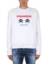 Dsquared2 Dsquared Classic Logo Sweatshirt For Men In White