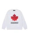 Dsquared2 Crewneck Sweatshirt With Logo In White
