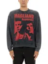 Dsquared2 Dsquared Slated Cotton Dsquared X Magliano Sweatshirt In Black