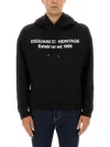 Dsquared2 Sweatshirt With Print In Black