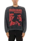 Dsquared2 Dsquared Slated Cotton Dsquared X Magliano Sweatshirt In Gray