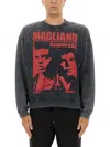 Dsquared2 Dsquared Slated Cotton Dsquared X Magliano Sweatshirt In Green