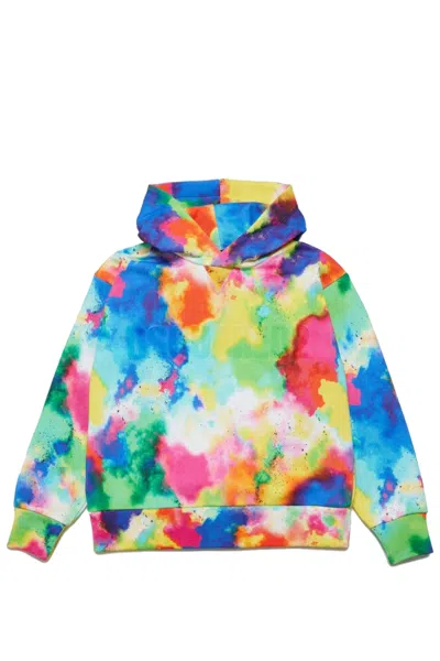 Dsquared2 Kids' Sweatshirt With Print In Multicolor