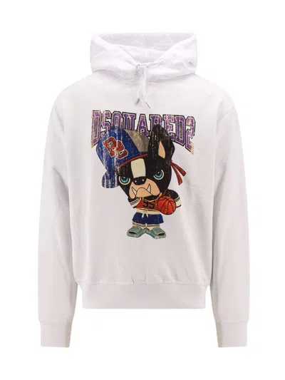 Dsquared2 Sweatshirt With Print In White