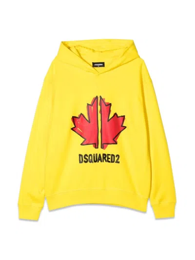 Dsquared2 Kids' Sweatshirt In Yellow
