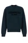 Dsquared2 Dsquared Midnight Blue Cotton Sweatshirt In Blue
