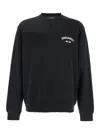 Dsquared2 Black Crewneck Sweatshirt With Logo Lettering On The Front In Cotton Man In Black