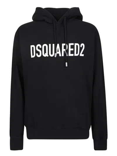 Dsquared2 Black Cool Sweat Hoodie With Logo