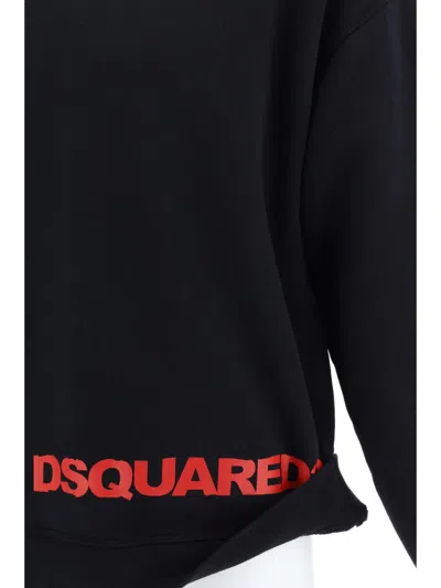 Dsquared2 Sweatshirts In Black