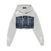 Dsquared2 Blue  Gray Sweatshirts In Blue