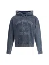 Dsquared2 Sweatshirt With Logo Print In Blue