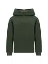 Dsquared2 Cotton Hoodie Adjustable Drawstring In Green