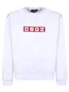 Dsquared2 Cotton Sweatshirt In White