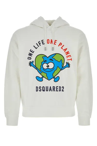 Dsquared2 Sweatshirts In White