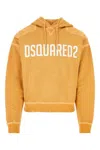 Dsquared2 Dsquared Mustard Cotton Sweatshirt In Yellow