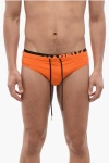 DSQUARED2 SWIM BRIEF WITH LOGOED ELASTIC BAND