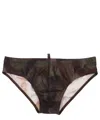 Dsquared2 Swim Briefs In Brown