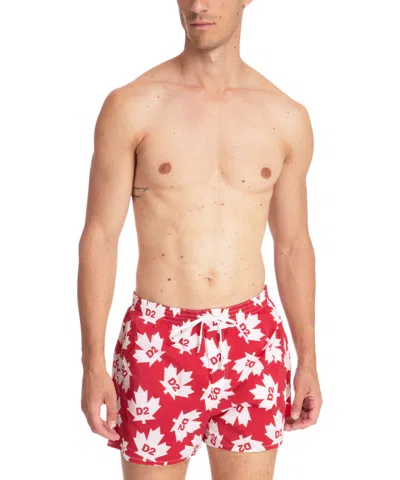 Dsquared2 Swim Shorts In Red