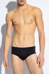 Dsquared2 Rocco Logo-print Swim Trunks In Black