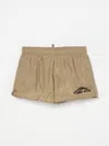 Dsquared2 Icon-print Swim Shorts In Beige