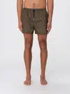 Dsquared2 Swimshorts With Side Contrasting Bands In Green