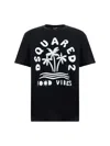 Dsquared2 Printed Japanese Cotton Jersey T-shirt