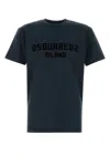Dsquared2 Dsquared Men Midnight Blue Cotton T-shirt