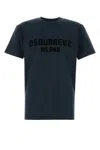 Dsquared2 Dsquared Men Midnight Blue Cotton T-shirt
