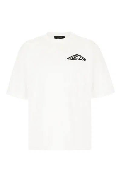 Dsquared2 Crew-neck T-shirt Chest Pocket In White