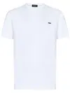 Dsquared2 Relaxed Fit White Cotton Jersey T-shirt In White