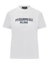 Dsquared2 Timeless Crew Neck T-shirt With Short Sleeves In White