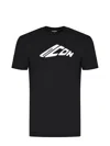 Dsquared2 Short Sleeve Cotton T-shirt With Bold Logo Print In Black