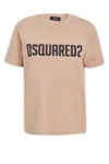 Dsquared2 Graphic Print Crew Neck Short Sleeves Top In 221