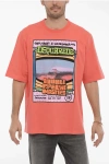 Dsquared2 Man T-shirt Coral Size Xxl Cotton