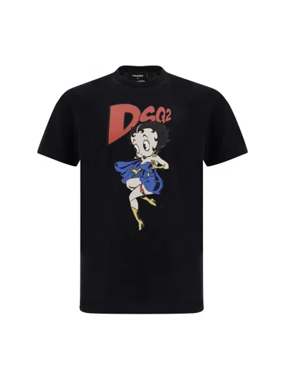 Dsquared2 T-shirt In Gold